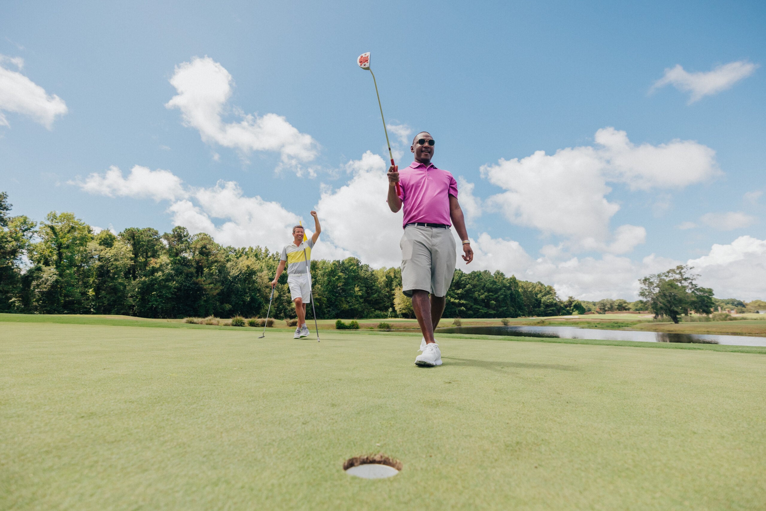 Golfers enjoying a Myrtle Beach golf course
