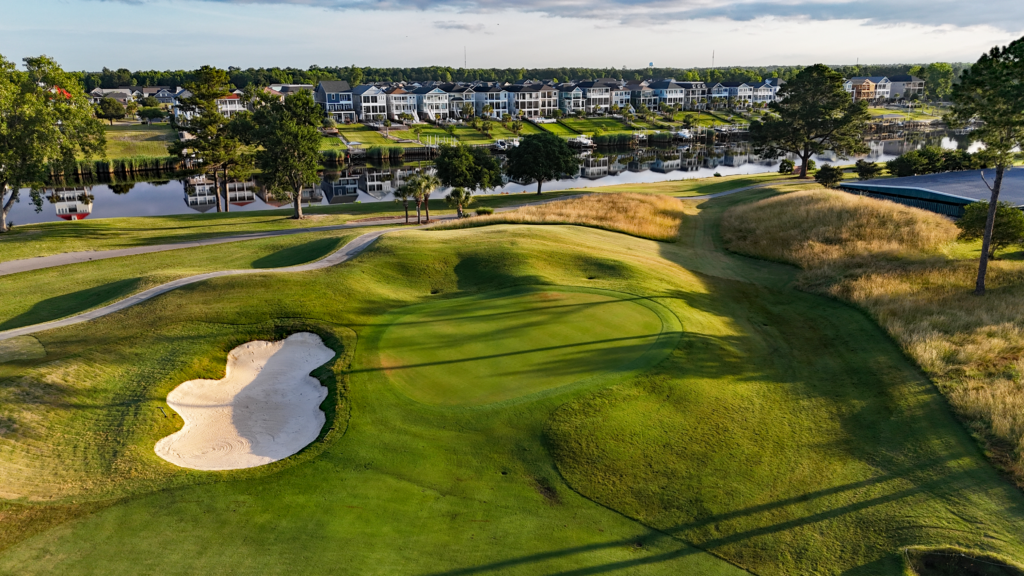 PineHills at Myrtlewood golf course aerial view in Myrtle Beach