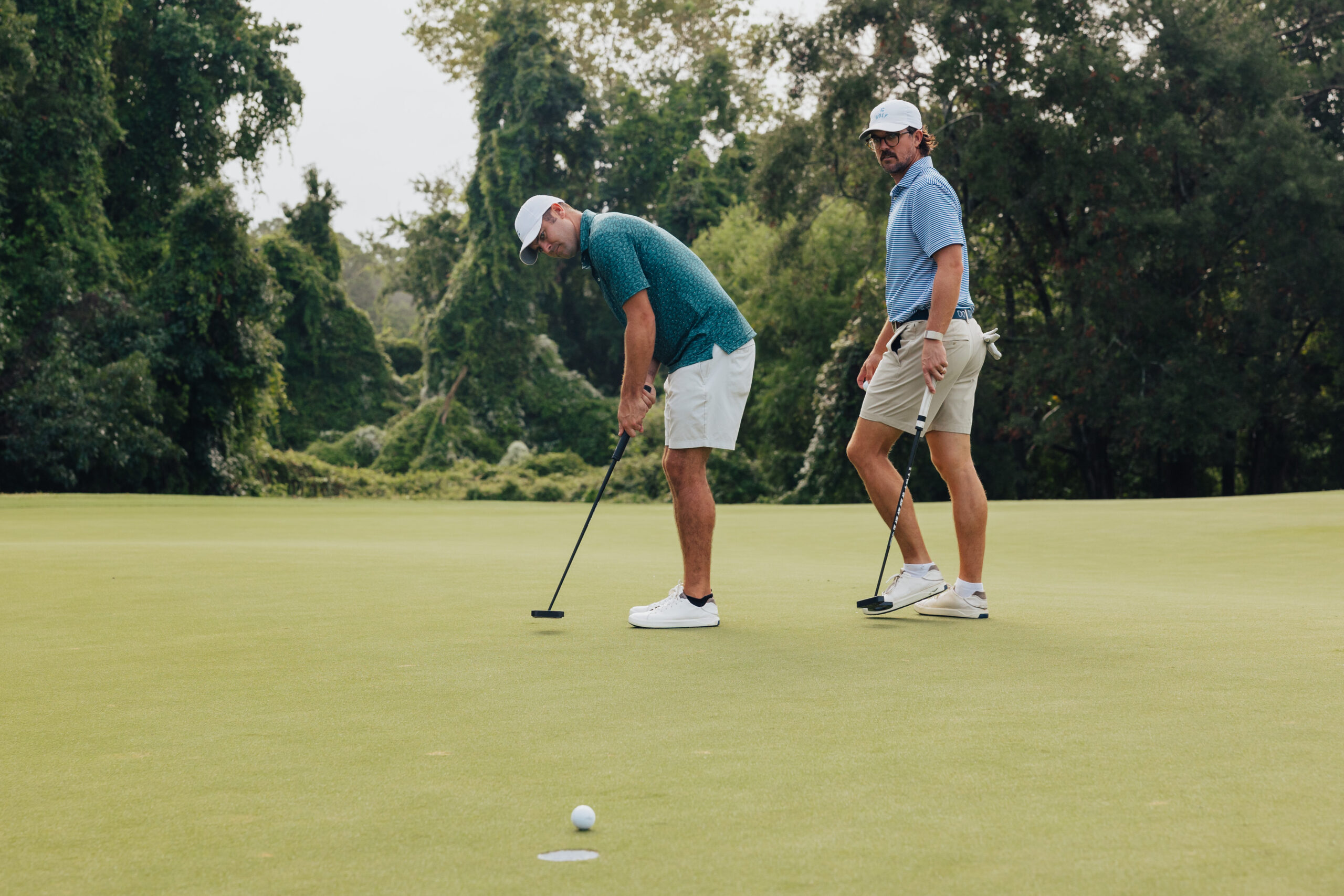 Golfers on the course at Myrtle Beach
