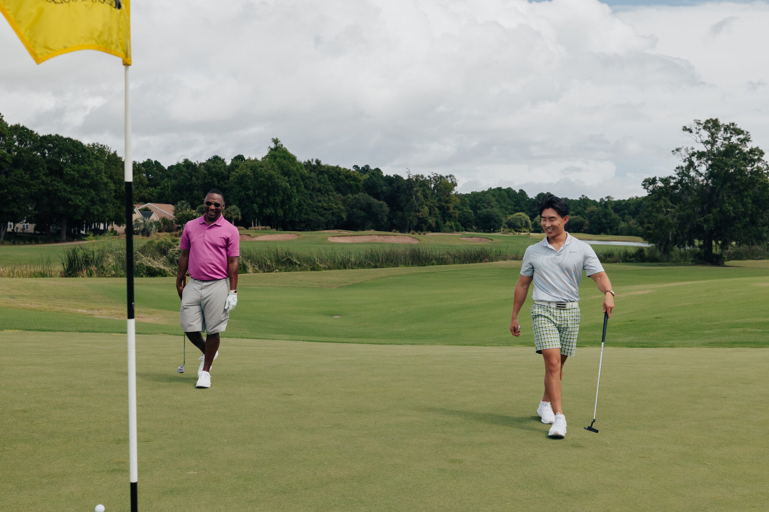 Golf group enjoying a round at Myrtle Beach