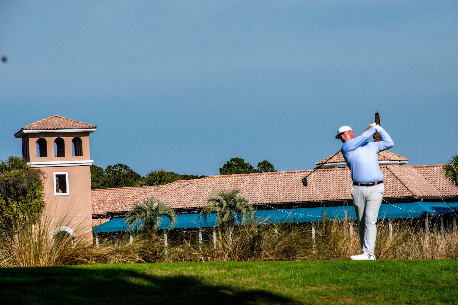 Golfers playing during a Myrtle Beach golf package trip