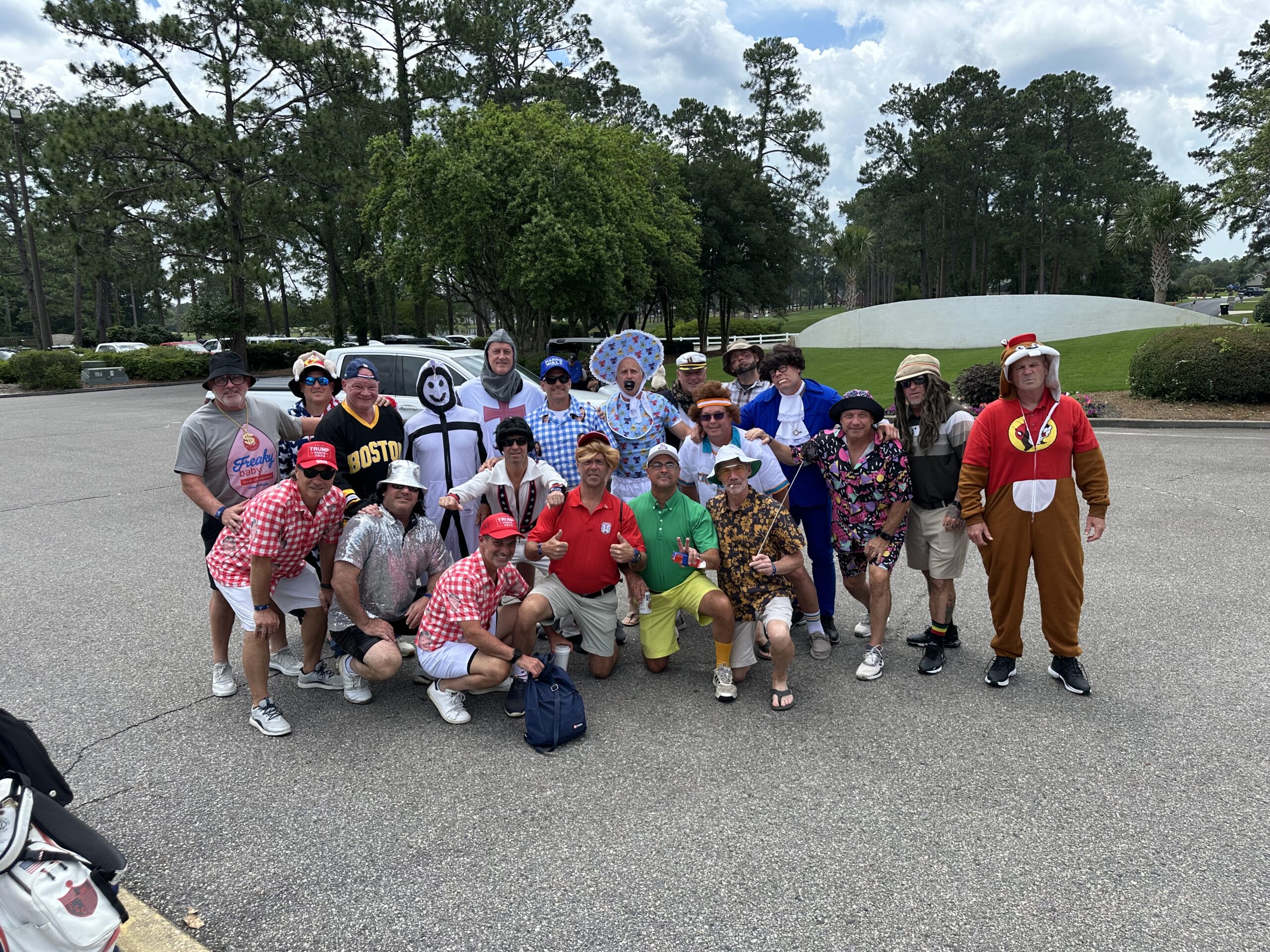 Mixed skill golf group in Myrtle Beach