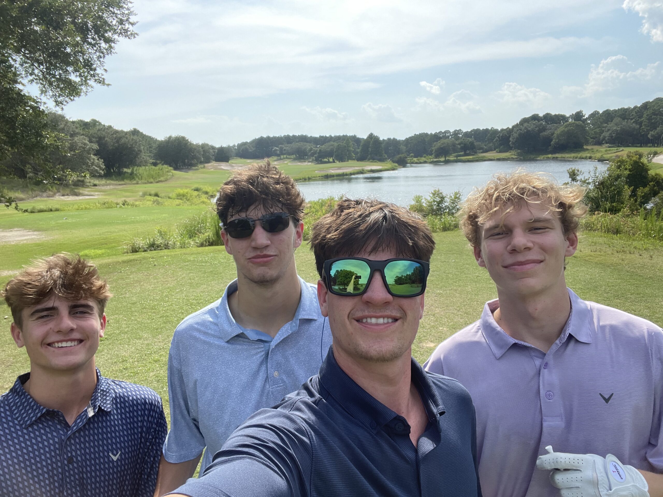 Golfers on a budget buddy trip in Myrtle Beach