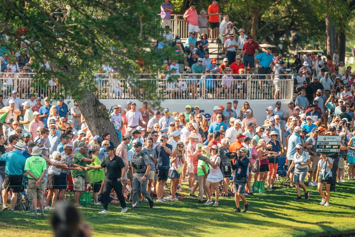 Chris Gotterup during Round 4 at the Myrtle Beach Classic