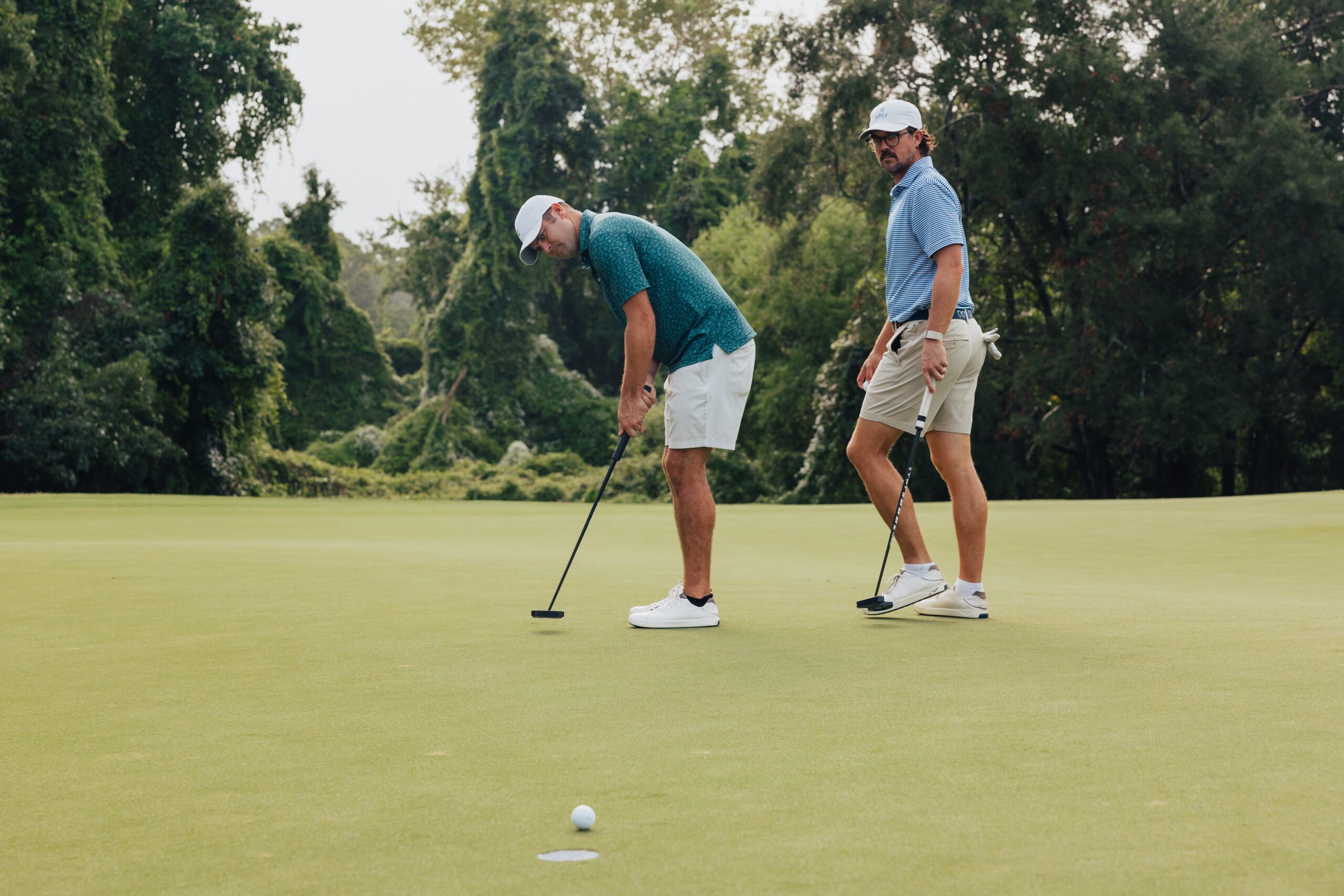 Golfers finishing a round at Myrtle Beach