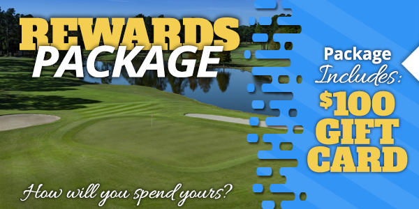 Myrtle Beach golf rewards package graphic